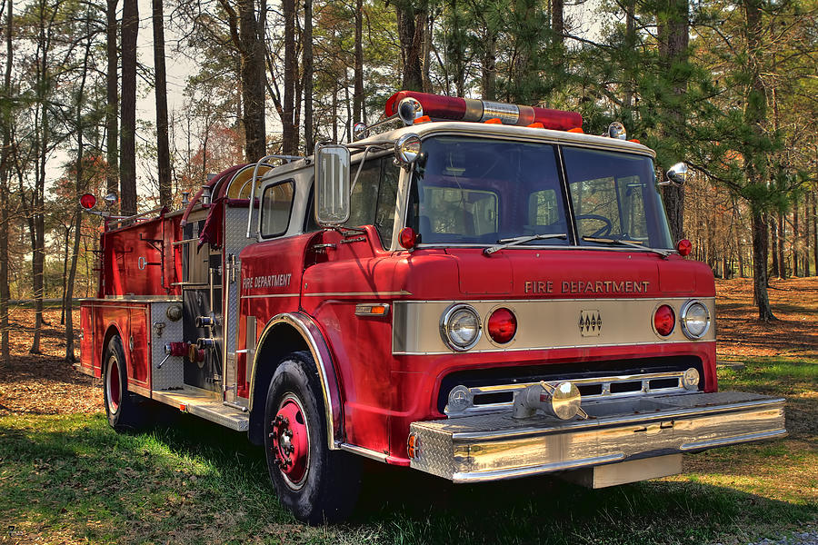 Fire Truck HDR #1 Photograph by Jason Blalock