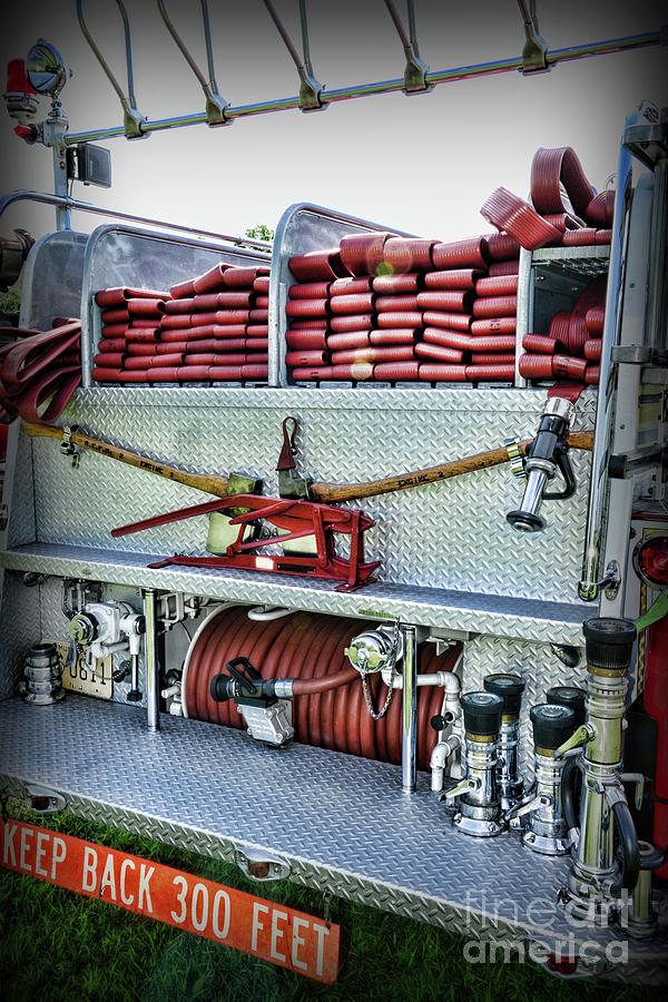 Fireman-Keep Back 300 Feet #1 Photograph by Paul Ward