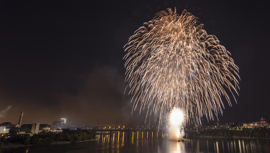 Fireworks #1 Photograph by Josef Pittner
