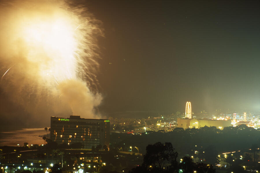 Fireworks Ventura County Fair Photograph by Soli Deo Gloria