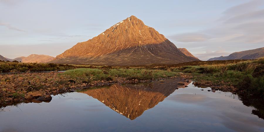 First Light on the Buachaille #1 Photograph by Stephen Taylor