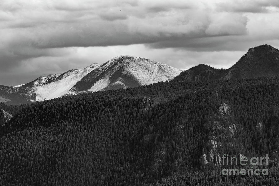 First Snow on Pikes Peak #2 Photograph by Steven Krull