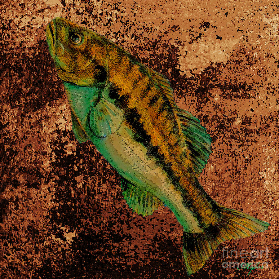 Fish #1 Painting by Saundra Myles