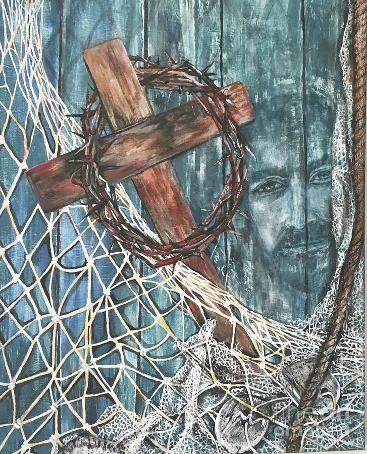 Jesus Christ Painting - Fishers of Men #1 by Laneea Tolley