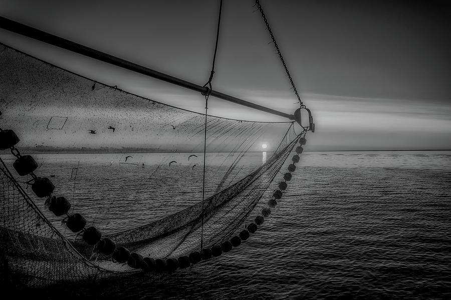 Fishing Net At Sunset #1 Photograph by Mountain Dreams