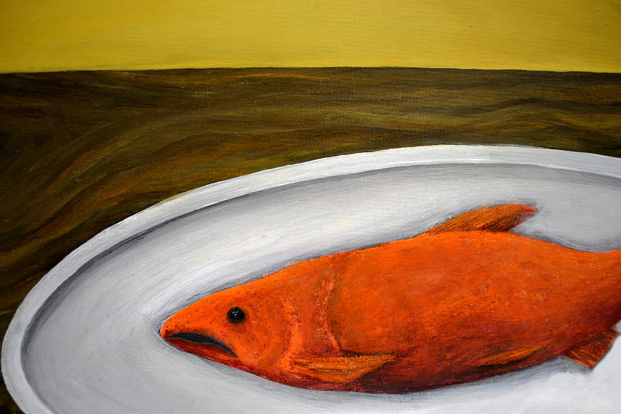 Fishy Fish ll #1 Painting by Michelle Calkins