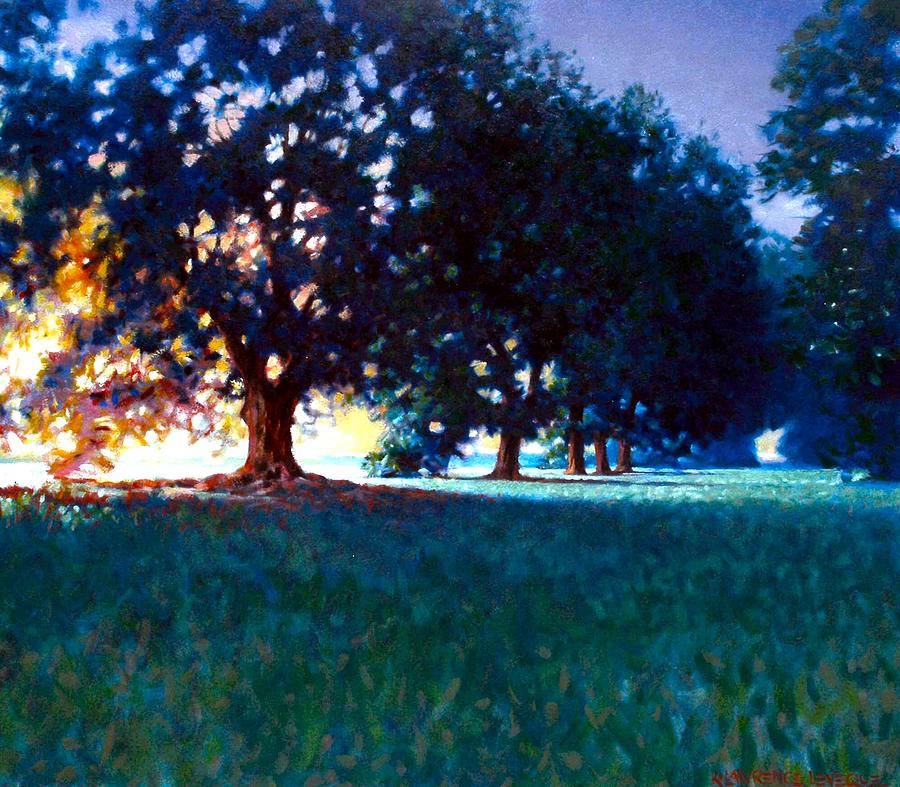 Five Oaks Painting by Kevin Leveque