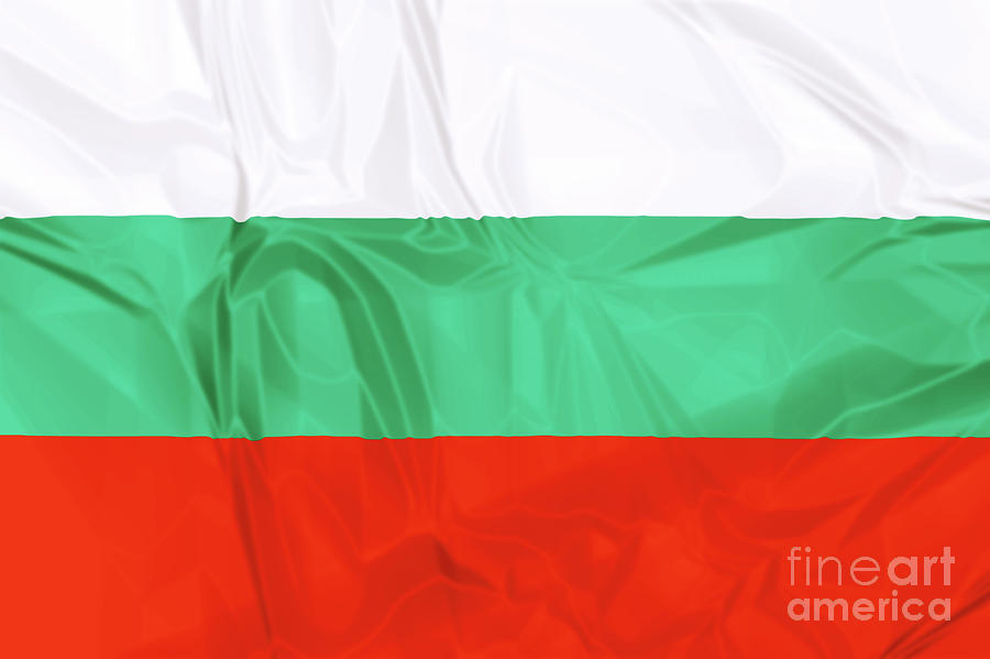 Flag of Bulgaria #1 Digital Art by Benny Marty