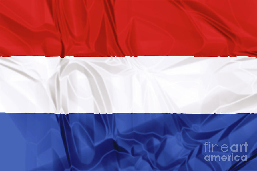 Flag of Netherlands #1 Digital Art by Benny Marty