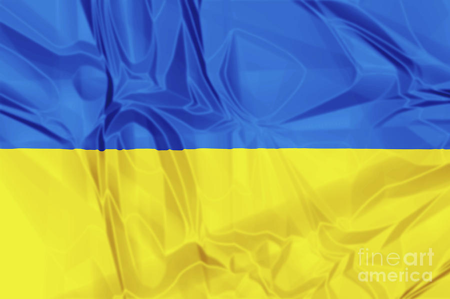 Flag of Ukraine #1 Digital Art by Benny Marty
