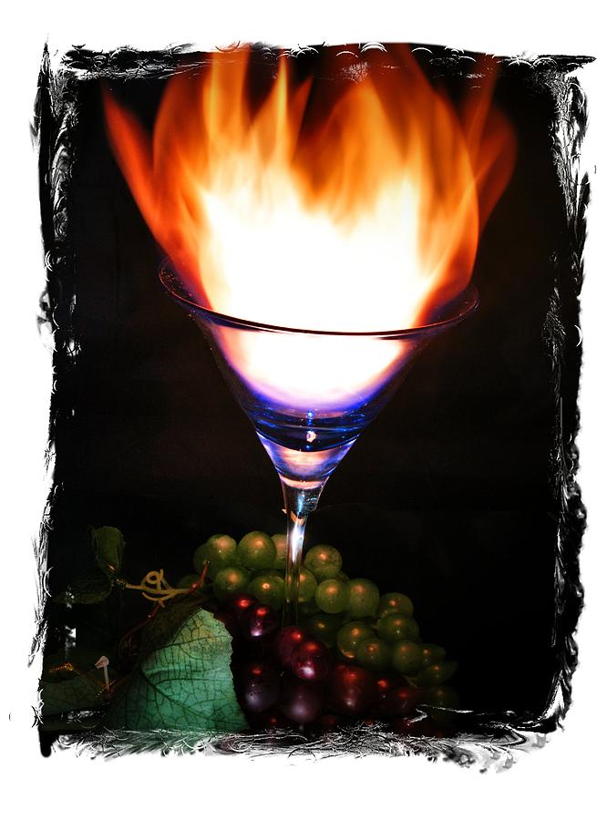 Flaming Drink #1 Photograph by Gerald Kloss