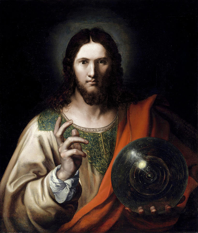 Jesus Christ Painting - Flemish Salvator Mundi by Flemish Master
