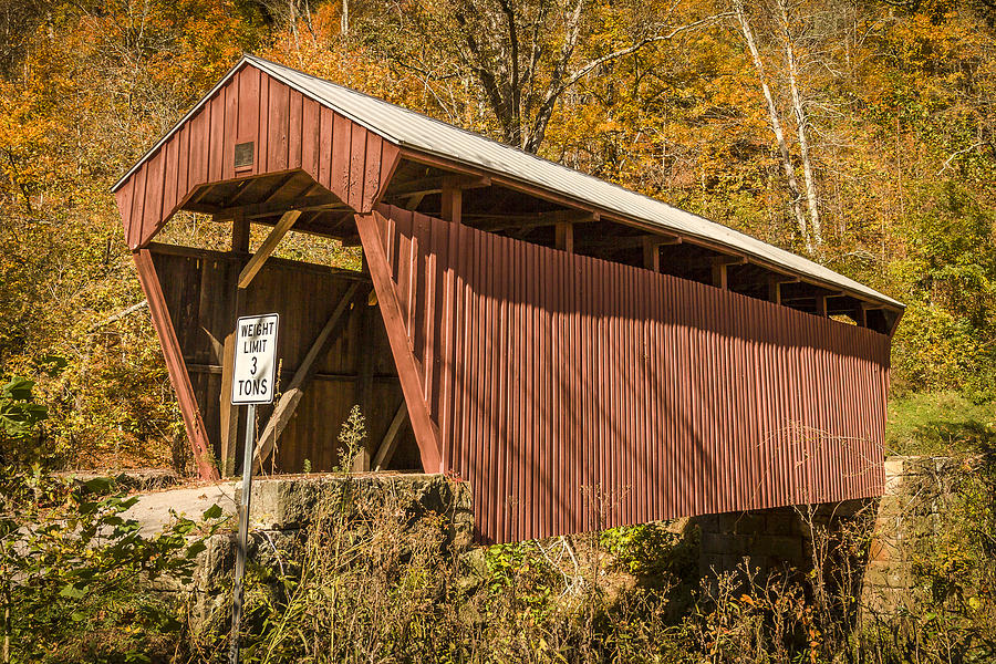 Fletcher Covered Bridge #1 Photograph by Jack R Perry
