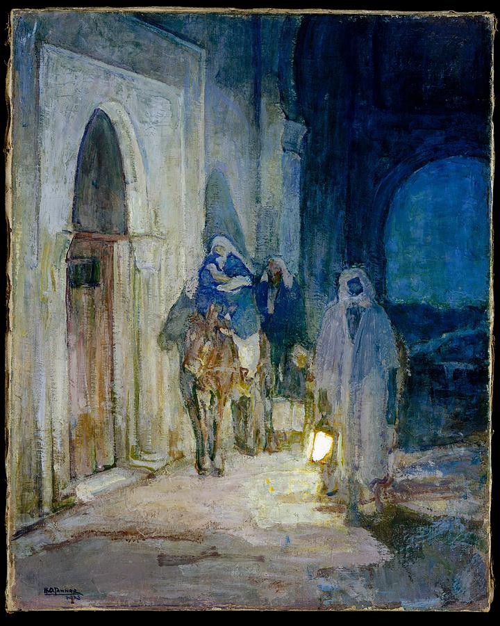 Flight Into Egypt #1 Painting by Henry Ossawa Tanner