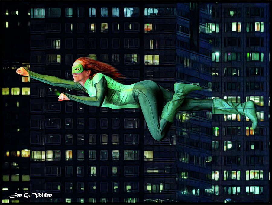 Flight Of The Green Lantern Photograph by Jon Volden
