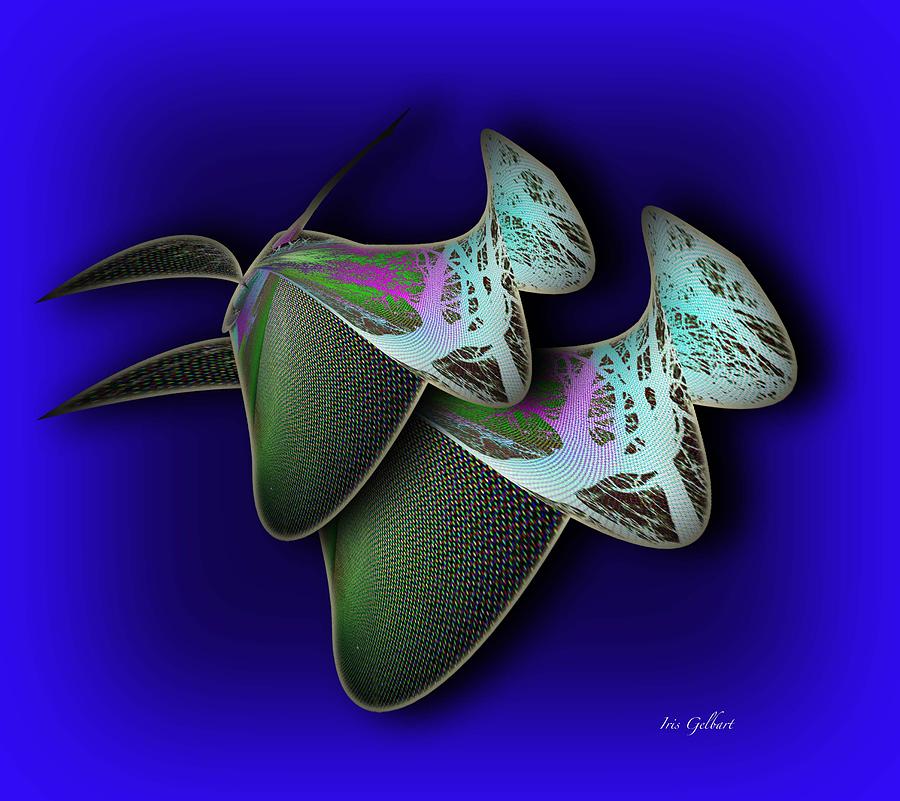 Flora #1 Digital Art by Iris Gelbart