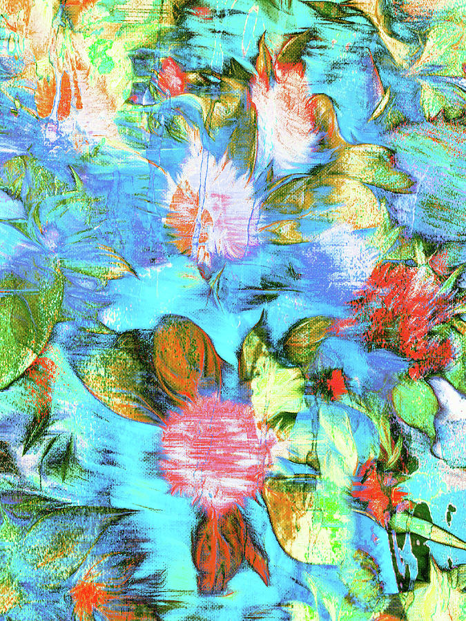 Floral digital pattern #1 Photograph by Tom Gowanlock