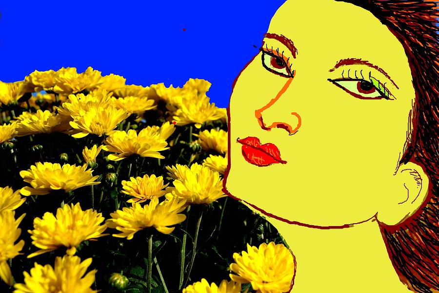 Flower Digital Art - .floral Queen #2 by Anand Swaroop Manchiraju