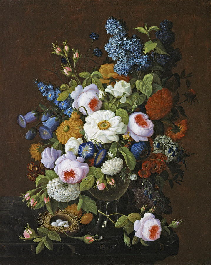 Floral Still Life Painting by Severin Roesen - Fine Art America