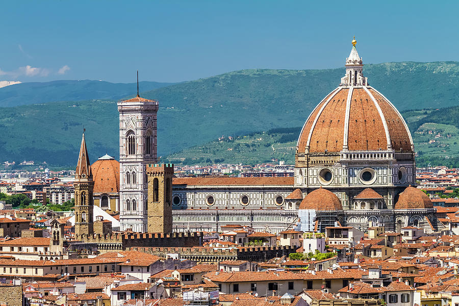 FLORENCE View from Piazzale Michelangelo Photograph by Melanie Viola ...