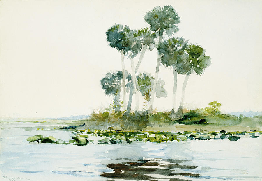 Florida  #1 Painting by Winslow Homer