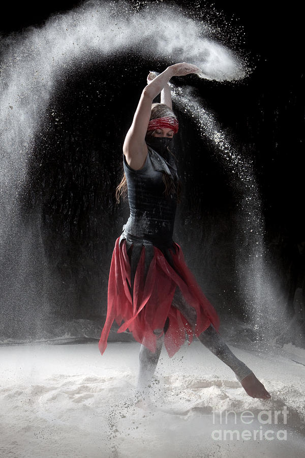Surrealism Photograph - Flour Dancing Series #1 by Cindy Singleton