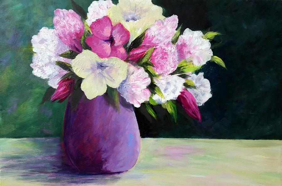 Floral Delight Painting by Rosie Sherman