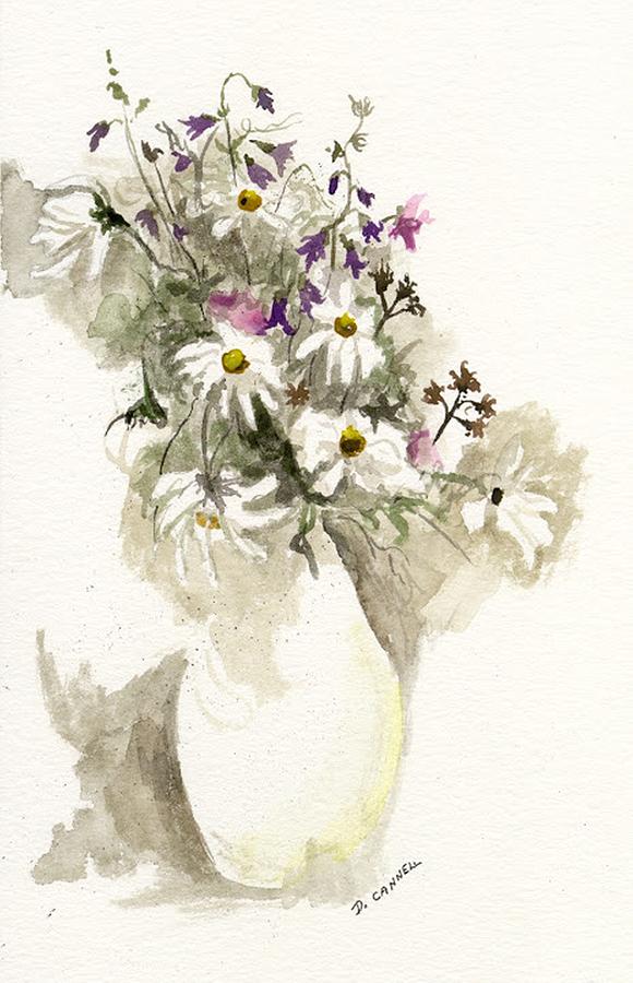 Flower study ten Painting by Darren Cannell