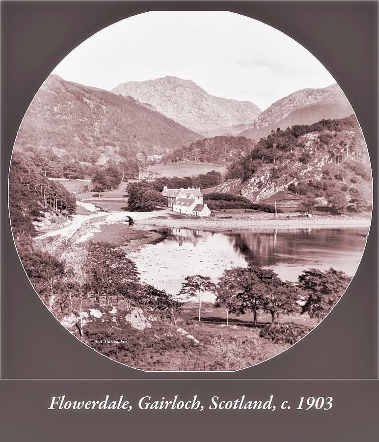 Flowerdale, Gairloch, Scotland, c. 1903 #3 Photograph by A Macarthur Gurmankin