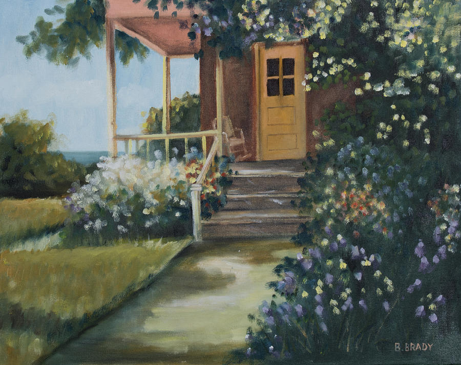 Flowers at Home #1 Painting by Barbara Brady