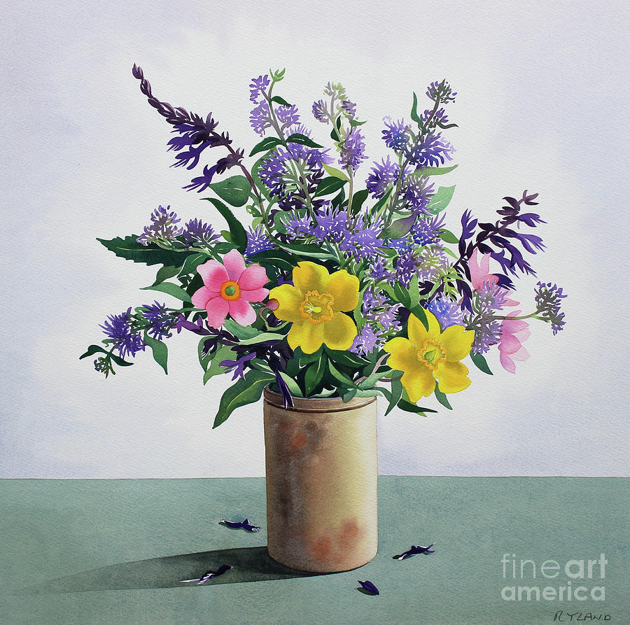 Flower Painting - Flowers by Christopher Ryland