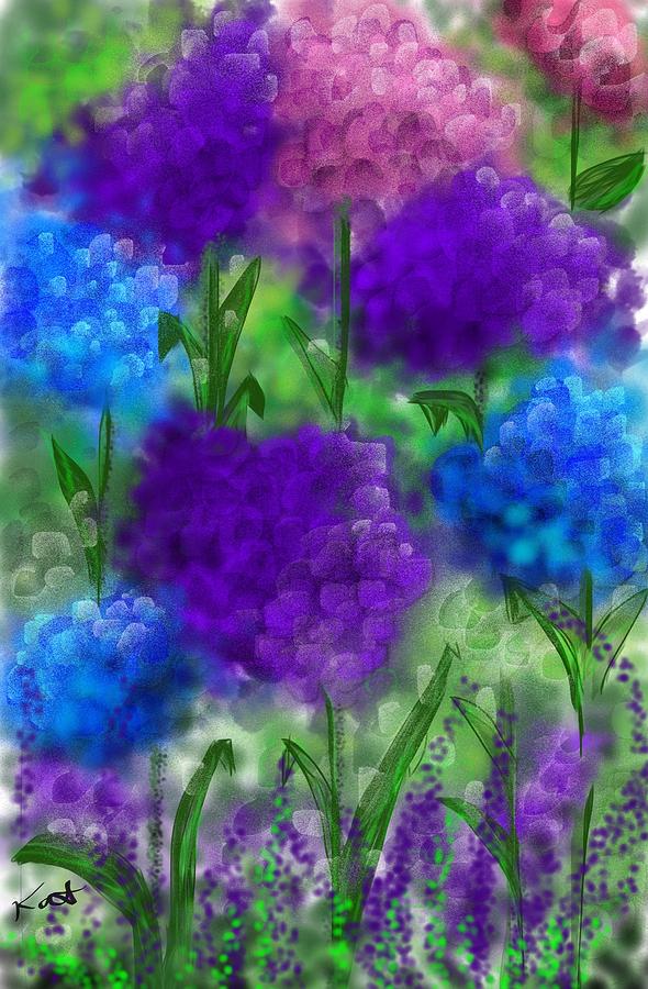 Flowers #1 Digital Art by Kathleen Hromada