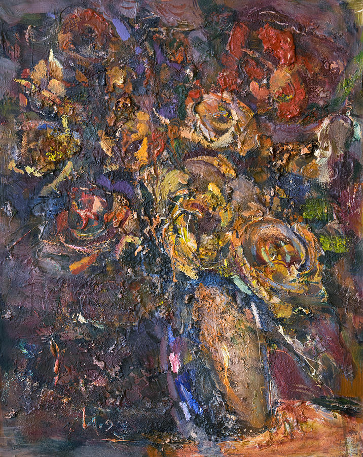 Rose Painting - Flowers #1 by Nikolay Malafeev