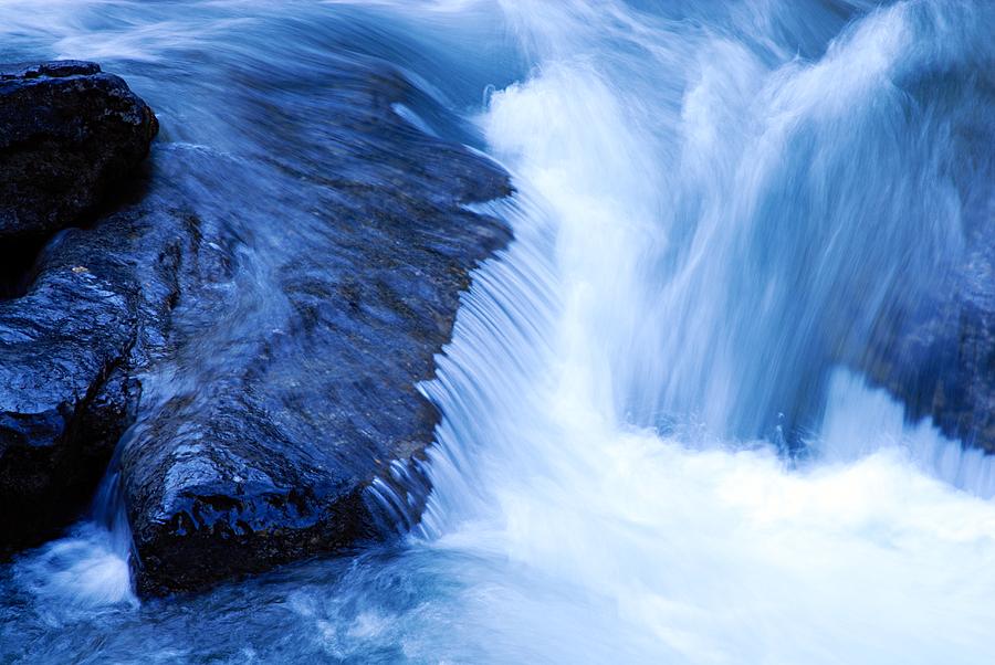Jasper National Park Photograph - Flowing Water #1 by Larry Ricker
