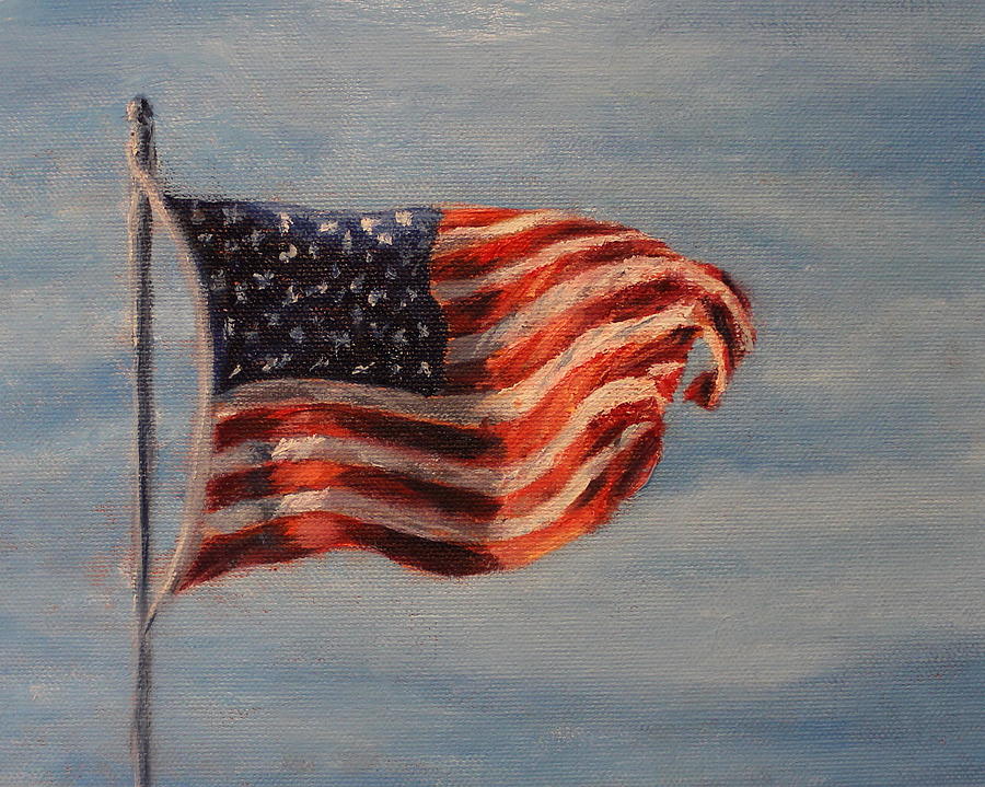 Flying Proud #1 Painting by Daniel W Green