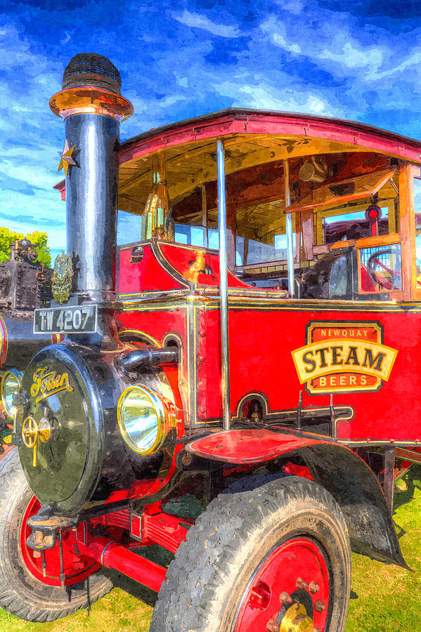 Foden Steam Lorry Art #1 Photograph by David Pyatt
