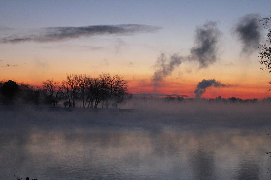 Fog On The Lake #1 Photograph by Trent Mallett