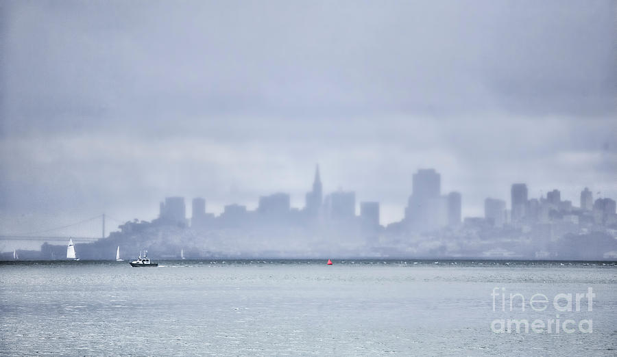 Foggy San Francisco  #1 Photograph by Chuck Kuhn