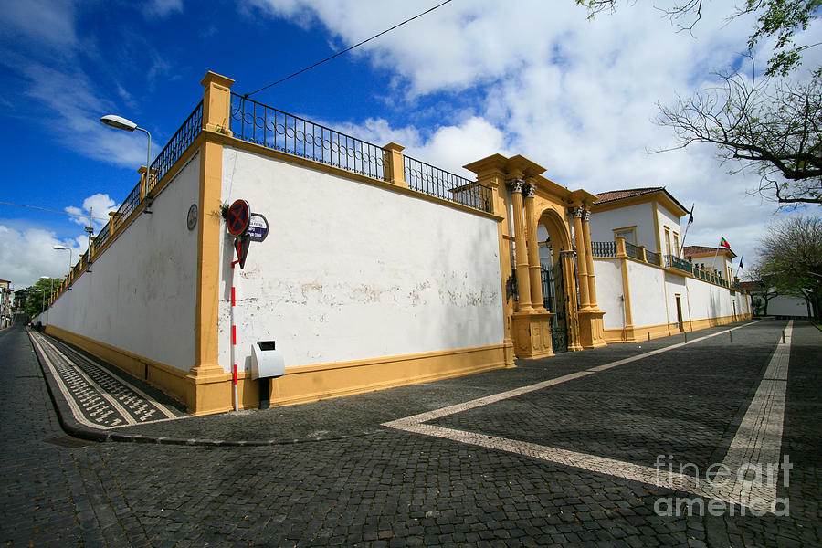Architecture Photograph - Fonte Bela Palace - Azores #1 by Gaspar Avila