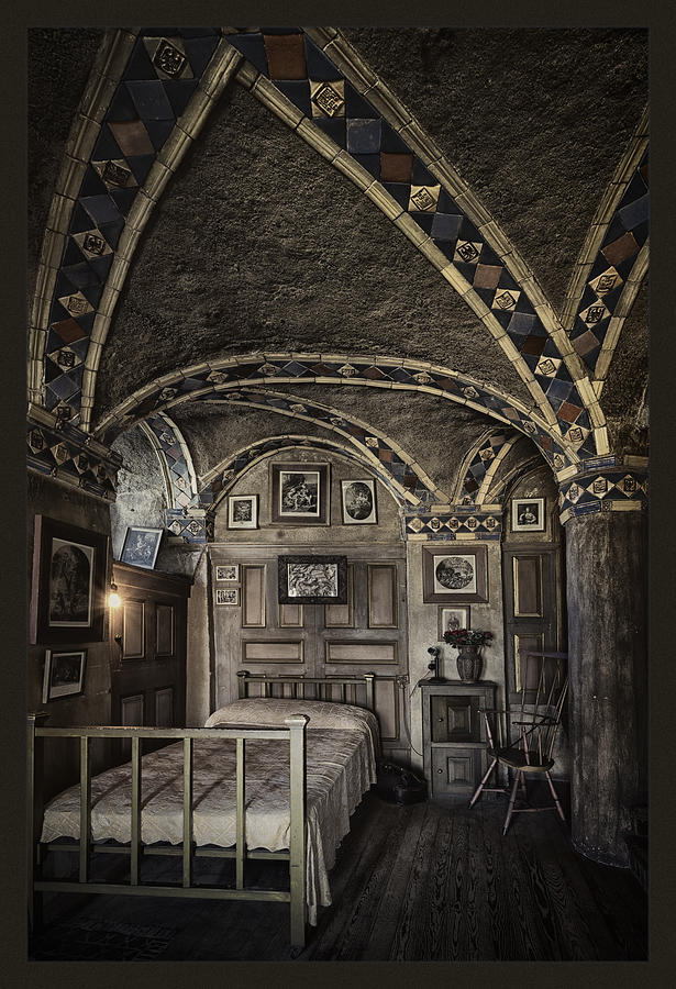 Fonthill Castle Bedroom #1 Photograph by Robert Fawcett