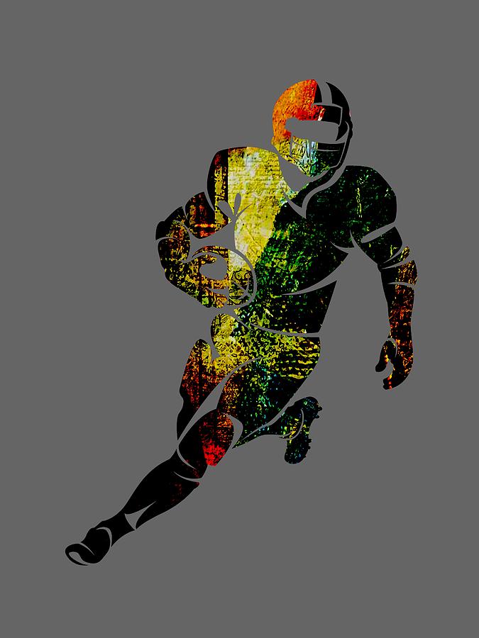 Football Mixed Media - Football Collection #1 by Marvin Blaine