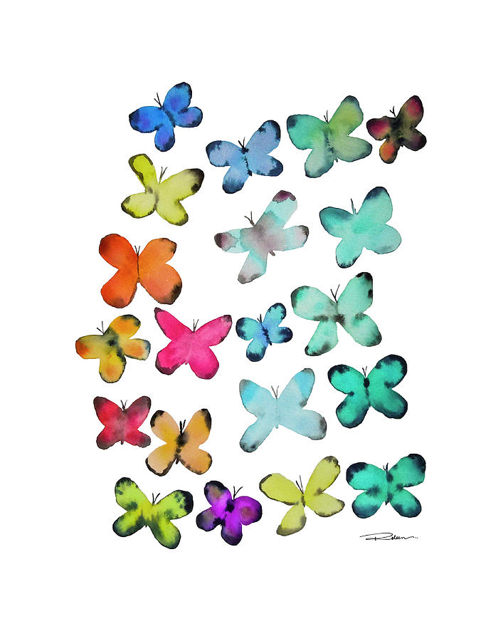 Butterfly Painting - For A Friend #1 by Roleen Senic