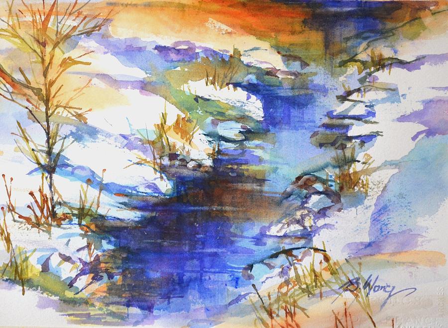 For love of winter #3 #2 Painting by Betty M M Wong