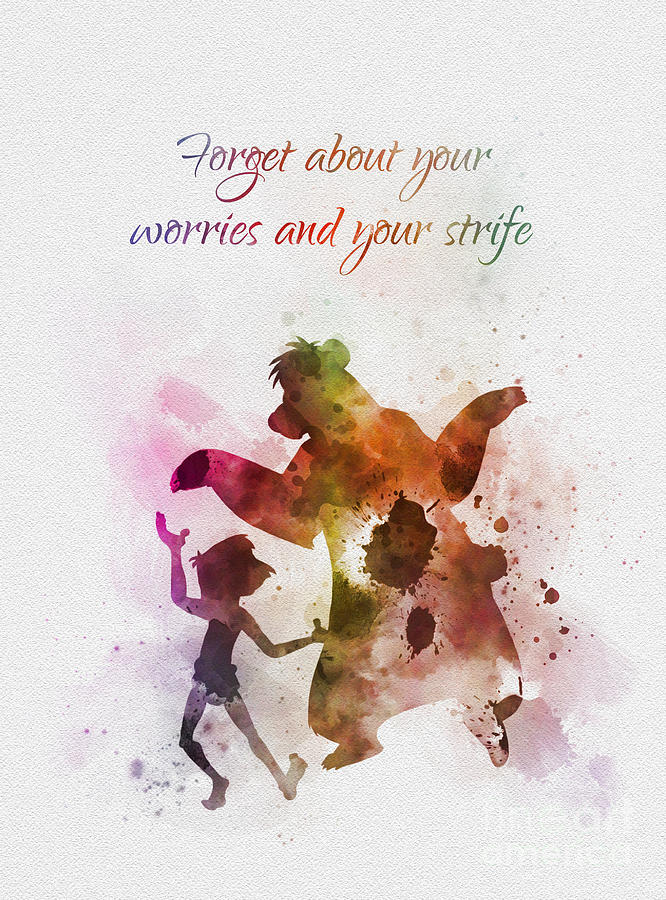 Forget about your worries #1 Mixed Media by My Inspiration