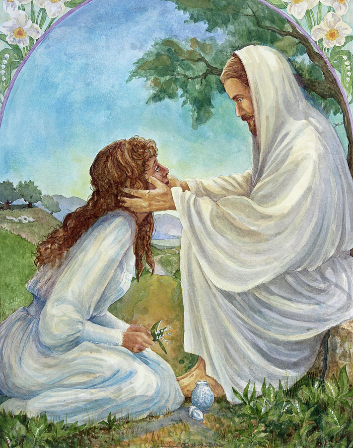Jesus Christ Painting - Forgiven by Jennifer Boeke