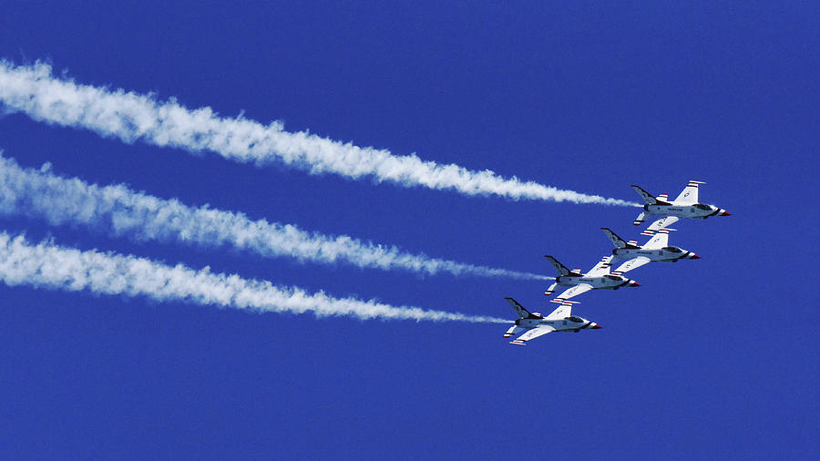 Fort Lauderdale Air Show Jets #1 Photograph by Lawrence S Richardson Jr