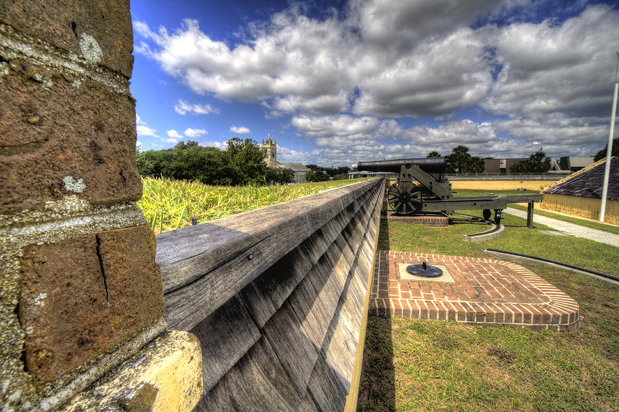 Fort Moultrie Cannon #1 Photograph by Dustin K Ryan