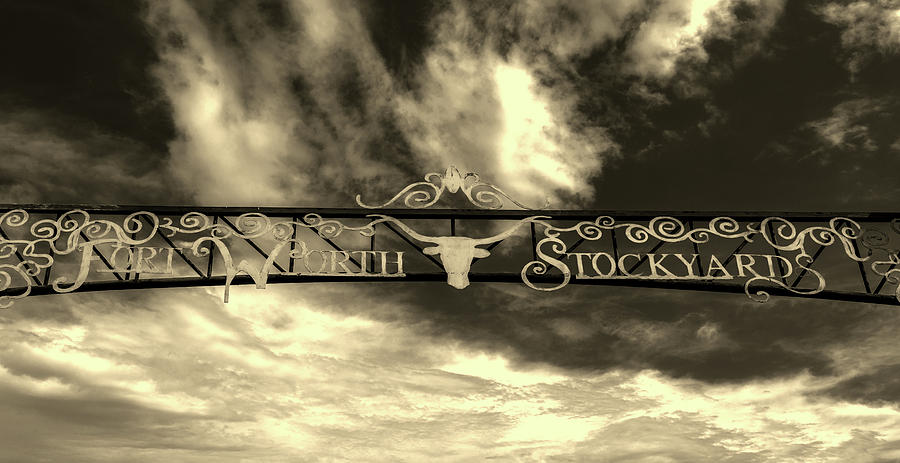 Fort Worth Stockyards District Archway #1 Photograph by Mountain Dreams