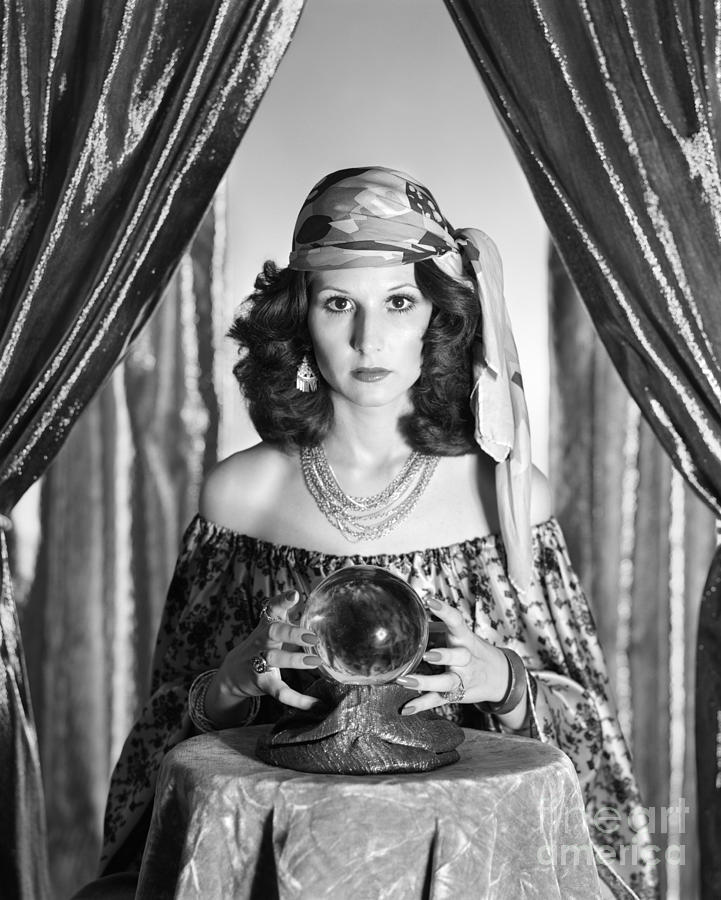 Fortune Teller, C.1970s #1 Photograph by H. Armstrong Roberts/ClassicStock