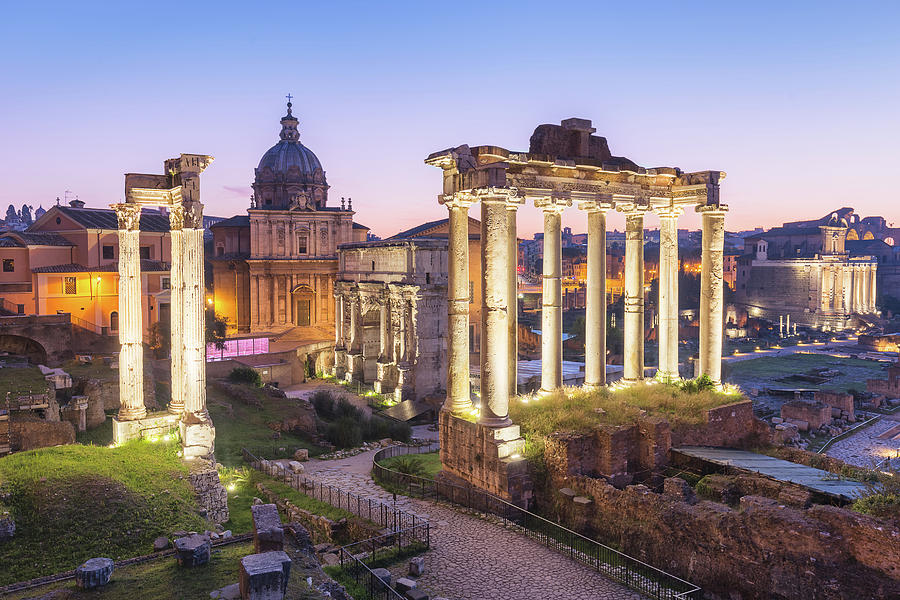 Forum Romanum, Italy Photograph by Thorsten Link - Fine Art America